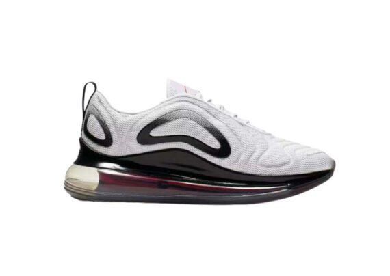 ⁦Nike Air Max 720 White & Black⁩ – תמונה ⁦3⁩