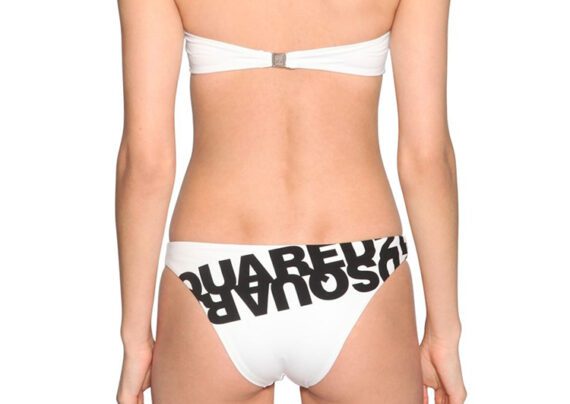 ⁦DSQUARED2 BIKINI WOMEN-White & Black⁩ – תמונה ⁦2⁩