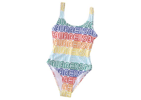 ⁦DSQUARED2 BIKINI WOMEN-White Blue Red⁩ – תמונה ⁦5⁩