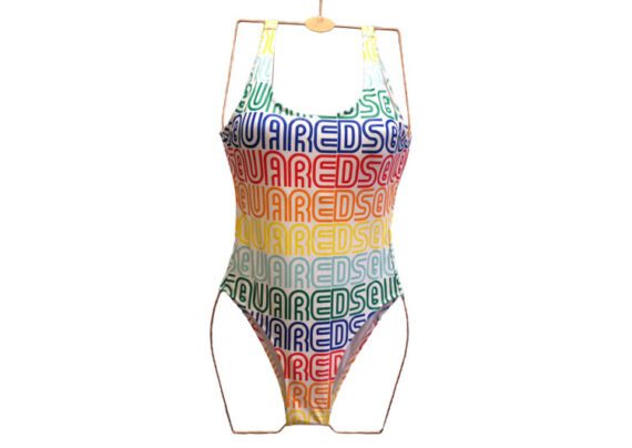 ⁦DSQUARED2 BIKINI WOMEN-White Blue Red⁩ – תמונה ⁦3⁩