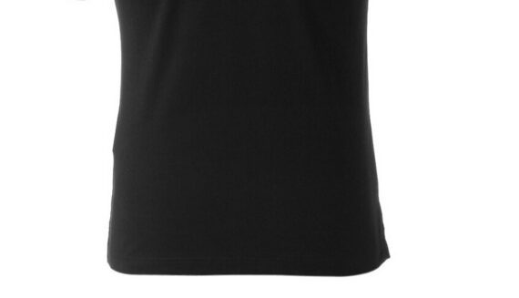 ⁦פראדה-PRADA TSHIRT POLO SHORT MEN - Black & White Blue Border⁩ – תמונה ⁦3⁩