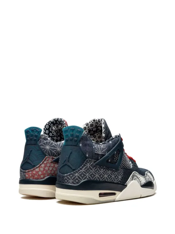 ⁦NIKE Air Jordan 4 Retro SE "Sashiko" sneakers⁩ – תמונה ⁦3⁩