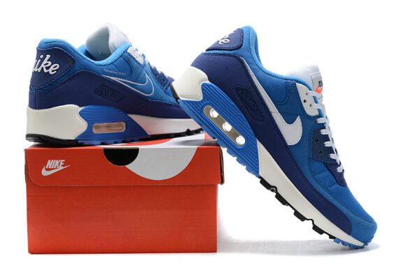 ⁦NIKE AIR MAX 90 NEW STYLE MIX BLUE⁩ – תמונה ⁦4⁩