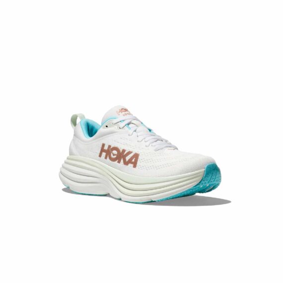 ⁦נעלי הוקה - HOKA Bondi 8 White Blue⁩ – תמונה ⁦7⁩